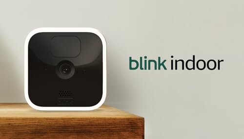 Blink Indoor | Wireless, HD security camera with two-year battery life, motion detection, two-way audio, Alexa enabled, Blink Subscription Plan Free Trial | 2-Camera System