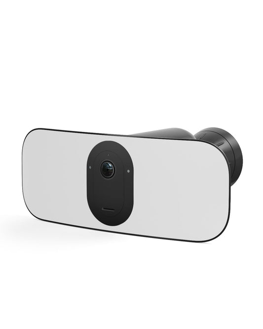 Arlo Floodlight Security Camera Outdoor, Quality 2K HDR, 160° Wide Angle, Weatherproof, Colour Night Vision, Ringing Alarm Siren, Up to 3000 Lumen, 2-Way Talk, Arlo Secure Trial Included, Black