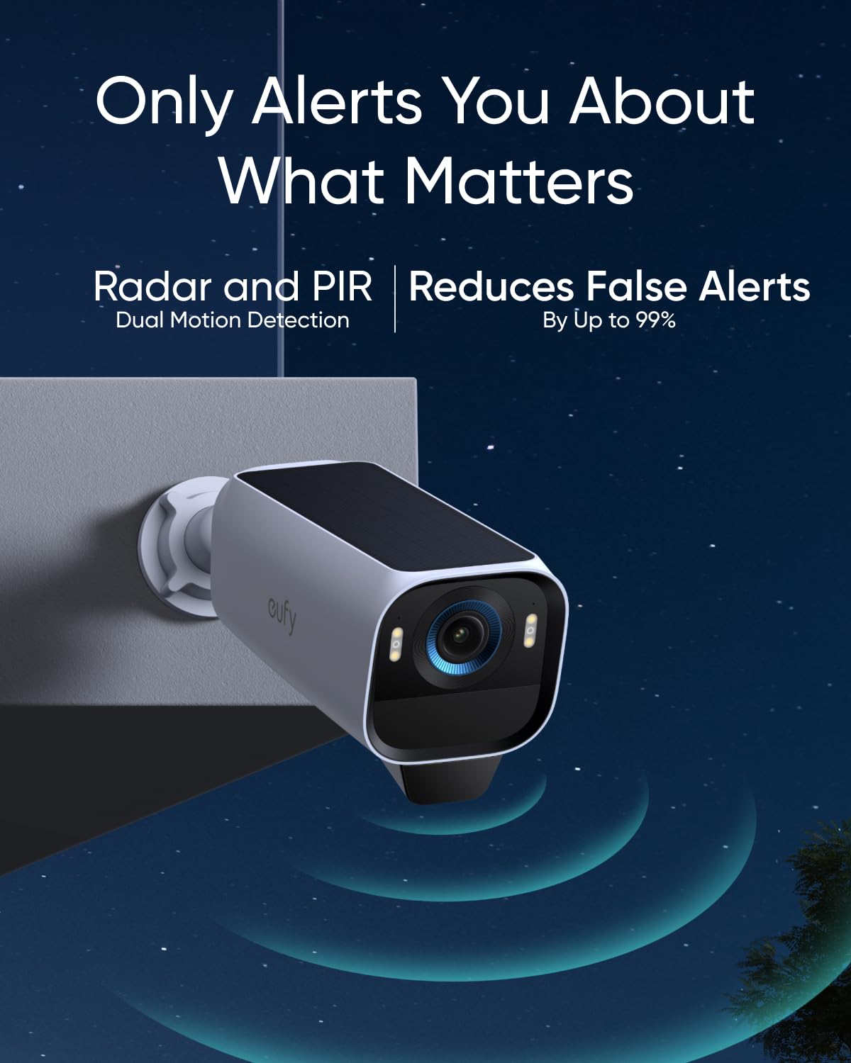 eufy Security eufyCam S3 Pro 2-Cam Kit Solar Security Camera Outdoor Wireless with Solar Panel, Colour Night Vision, 4K, Forever Power 2.0, Face Recognition AI, Expandable Local Storage No Monthly Fee