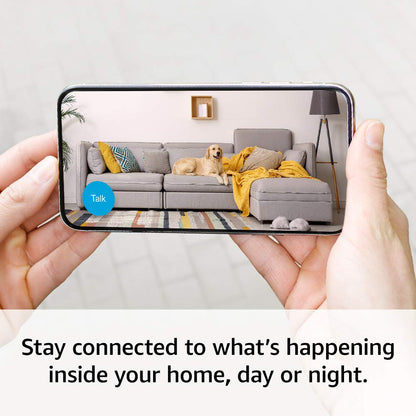 Blink Indoor | Wireless, HD security camera with two-year battery life, motion detection, two-way audio, Alexa enabled, Blink Subscription Plan Free Trial | 2-Camera System