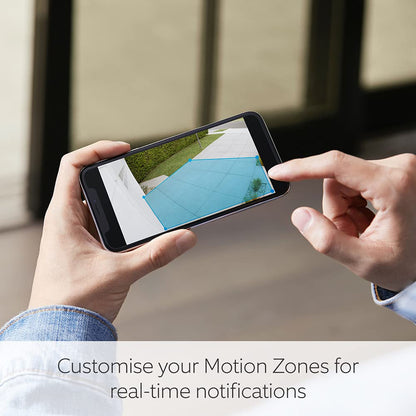 Ring Floodlight Cam Wired Plus | Outdoor Security Camera 1080p HD Video, LED Floodlights, Siren, Wifi, Hardwired | alternative to CCTV system | 30-day free trial of Ring Home | White