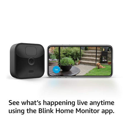 Blink Outdoor with two-year battery life | Wireless HD smart security camera, motion detection, Alexa enabled | 3-Camera System with Sync Module