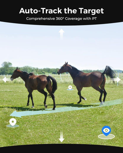 Reolink 4K 4G LTE Cellular Security Camera Outdoor Wireless with SIM Card, Battery Powered, No WiFi Camera, 6X Zoom, Auto Tracking, No-Glow IR, IP65 for Wildlife, TrackMix LTE-C+ Solar Panel