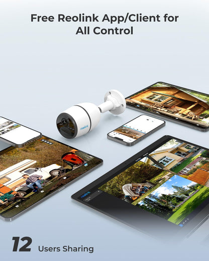 Reolink 4G LTE Security Camera Outdoor Wireless, Go Plus+Solar Panel, No Wifi Camera with Person/Vehicle/Animal Detection, 2-Way Audio, Battery Operated Security Camera, 2K Night Vision, Waterproof