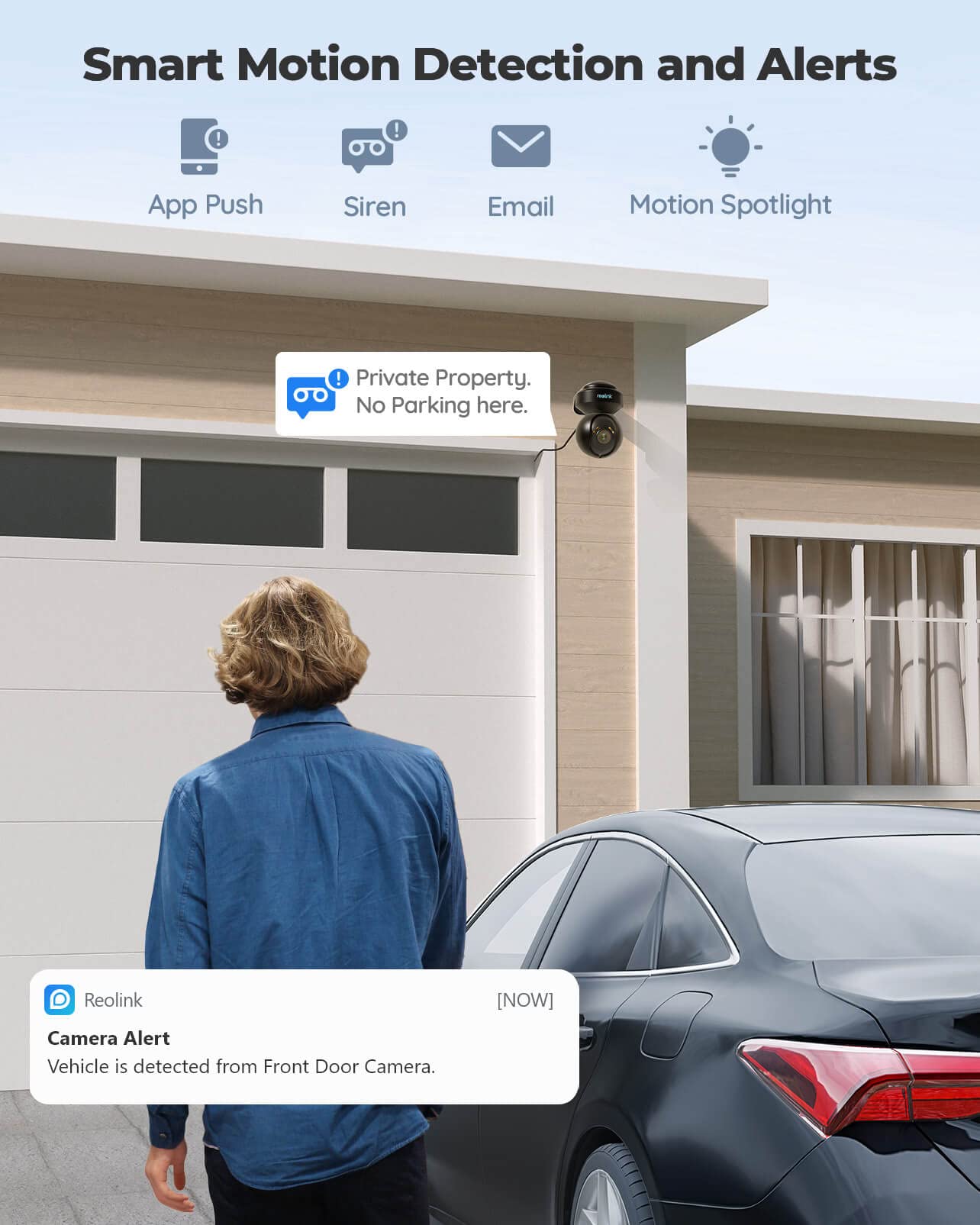 Reolink 5MP PTZ Camera E1 Outdoor, 2.4/5GHz WiFi CCTV Security Camera with 3X Optical Zoom, Human/Vehicle Tracking, Color Night Vision, 2-Way Audio, Support 512GB SD Card for 24/7 Protection, Black