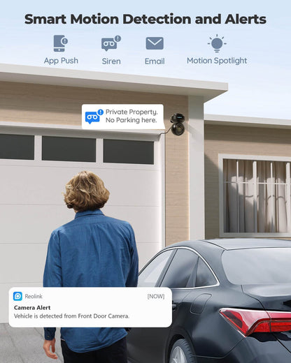 Reolink 5MP PTZ Camera E1 Outdoor, 2.4/5GHz WiFi CCTV Security Camera with 3X Optical Zoom, Human/Vehicle Tracking, Color Night Vision, 2-Way Audio, Support 512GB SD Card for 24/7 Protection, Black